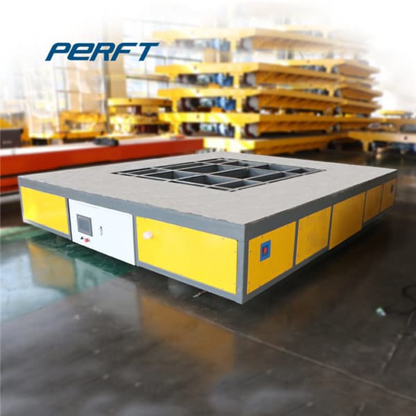 Low Voltage Electric Flat Cart For Metallurgy Plant